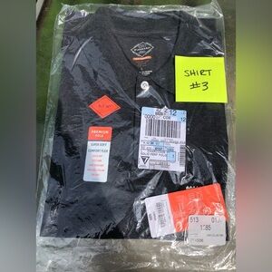 St. John’s Bay Men’s Premium Polo, Charcoal Heather, Size L